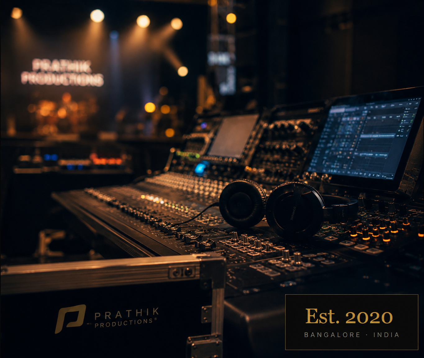 Prathik Productions live event setup
